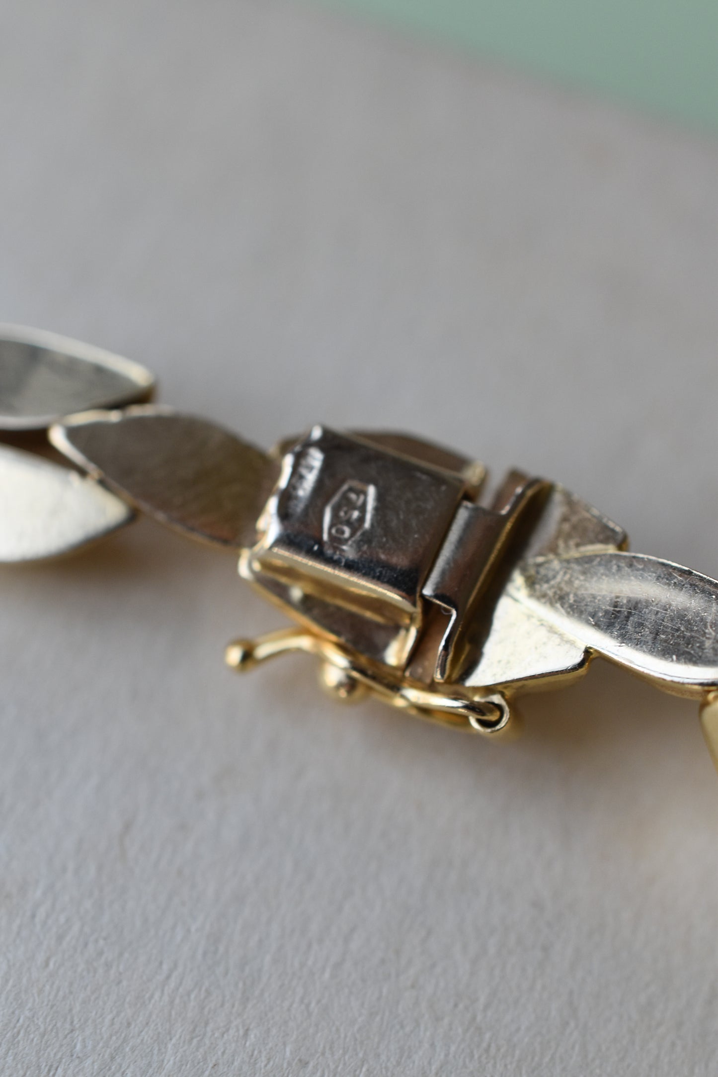 Vintage Italian Solid 18k Yellow Gold Necklace