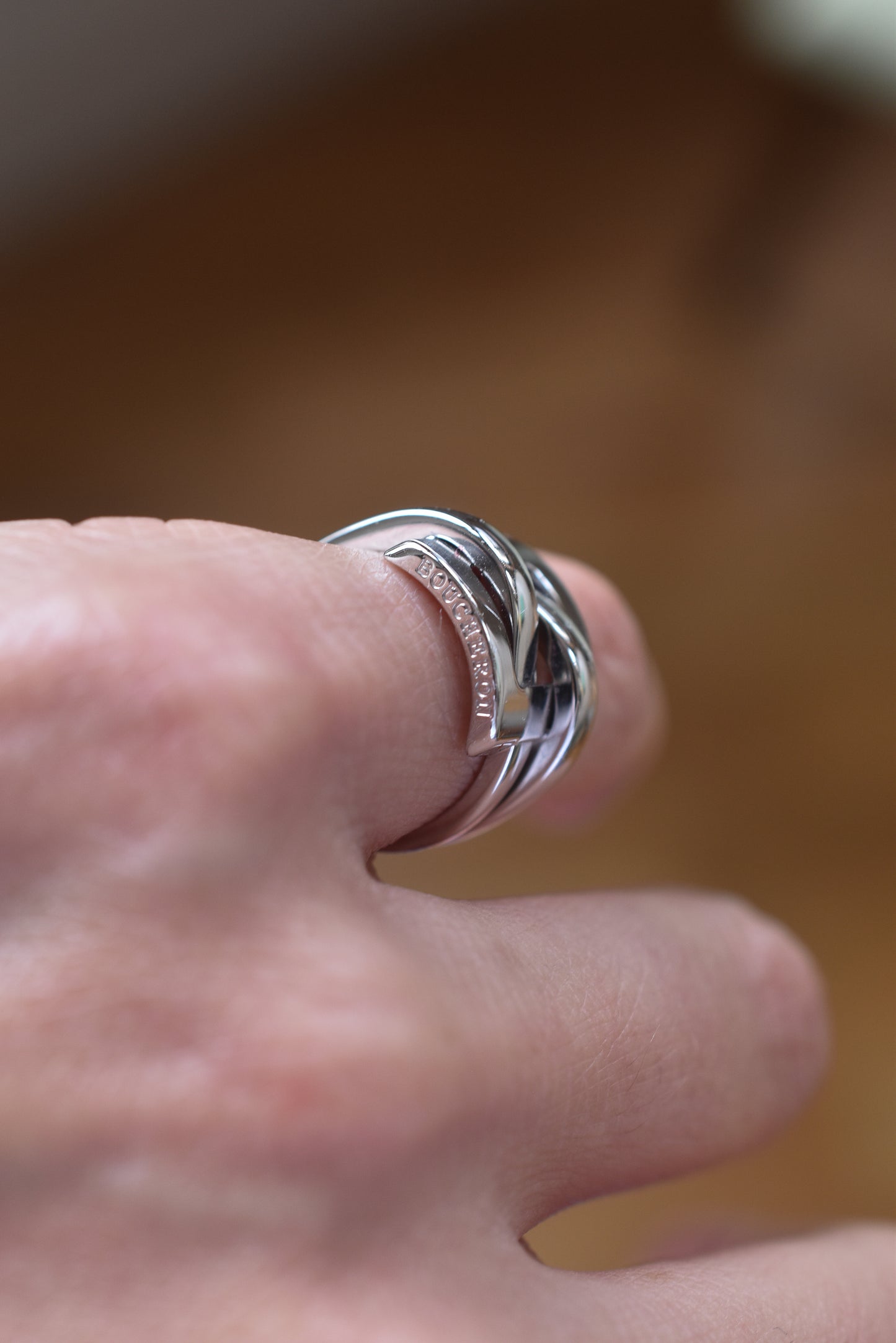 Boucheron Déchainé 18k White Gold Ring